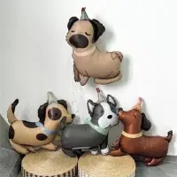 Воздушный шар фольгированный 25" &laquo;Мопс&raquo;