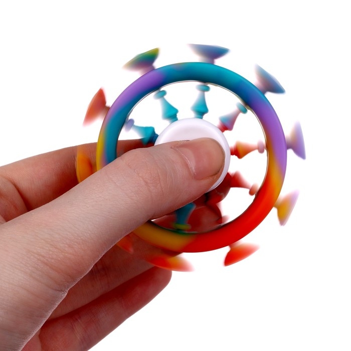 Спиннер «Присоска», цвет МИКС