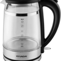 Чайник HYK-G3036 1,7л 2200Вт черный (стекло)