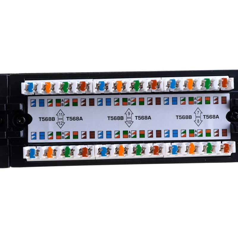 Патч-панель TWT TWT-PP24UTP 24 порта, UTP, кат.5E, 1U