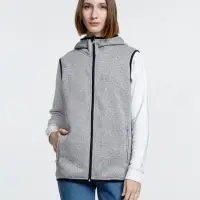 Жилет с капюшоном унисекс Gotland, серый, размер S