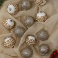 Ёлочные шары &laquo;Орсон&raquo;, d=6 см, 12 шт., галант