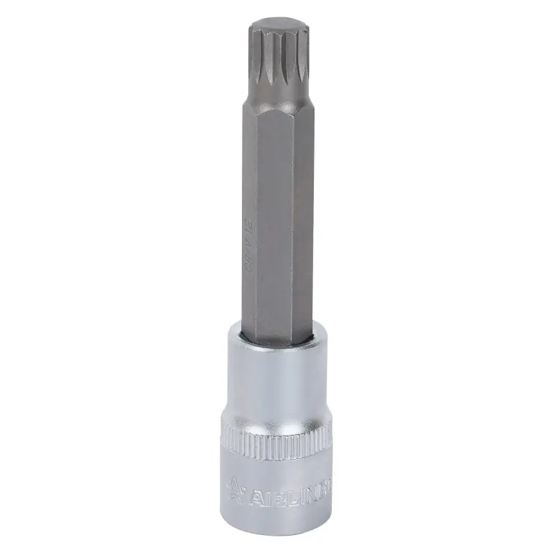 Головка торцевая 1/2"DR со вставкой SPLINE M12, L=100мм
