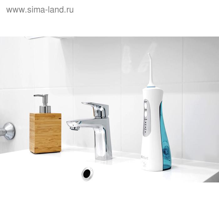 Ирригатор Kitfort КТ-2901, портативный, 5 Вт, 150 мл, 3 режима, 2 насадки, от АКБ, белый Ирригатор Kitfort КТ-2901, портативный, 5 Вт, 150 мл, 3 режима, 2 насадки, от АКБ, белый