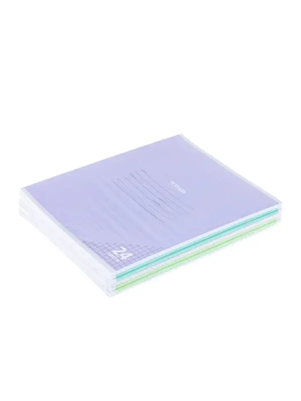 Компл тетр из 10шт 24л кл КПК "Пастель", обл мел карт, блок ОФСЕТ, 5 видов 10991556