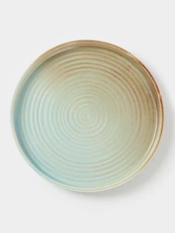 Тарелка десертная Magistro Sand Ripples Magistro, d=20.5 см, фарфор, голубая