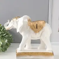 Копилка для денег &laquo;Слон удачи&raquo;, перламутр, 32&times;26&times;12 см