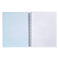 Бизнес-тетрадь А5, 120л. клетка, спираль мягк.перепл. Golden sun пара N2593