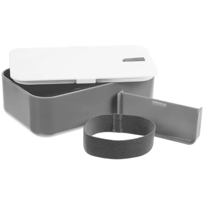 Ланчбокс Lunch Hour, белый с серым Ланчбокс Lunch Hour, белый с серым