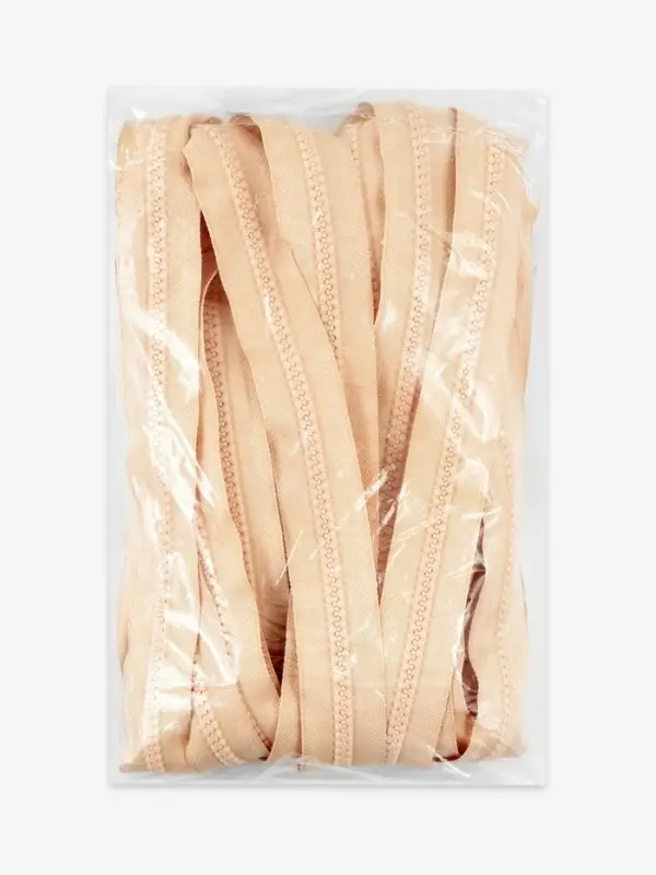 Молния &laquo;Трактор&raquo;, №8, разъёмная, 2 замка, замки автомат, 120 см, светло-бежевая