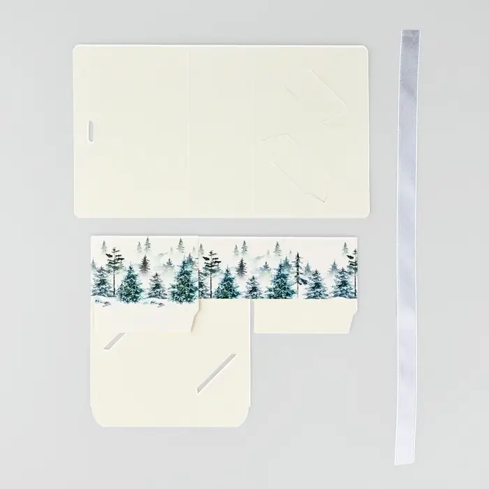 Складная новогодняя коробка-книга «Сказочных моментов», 12 х 8 х 4,5 см