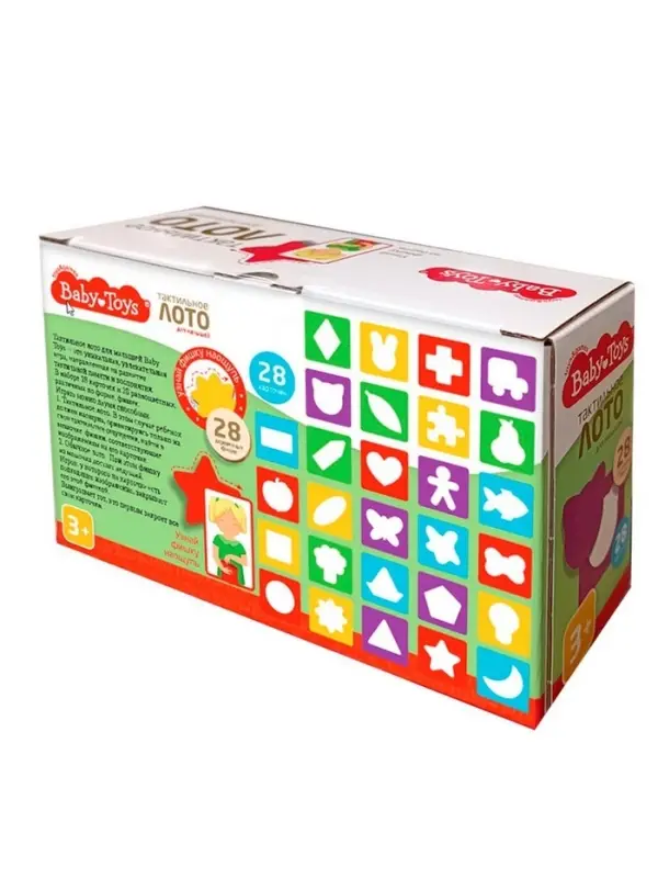 Лото тактильное Десятое Королевство, серии Baby Toys, для малышей