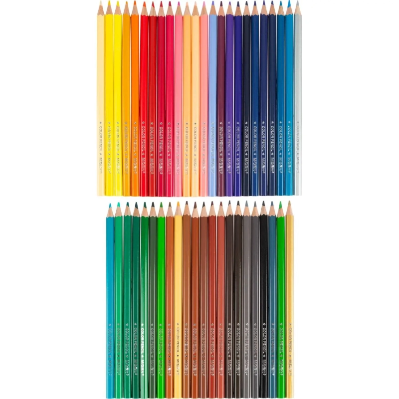 Карандаши цветные M&G   деревянные шестигранные, 48 цв в наборе