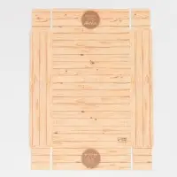 Кондитерская упаковка, коробка для макарун с PVC крышкой, «Крафт», 18 х 12 х 3.5 см