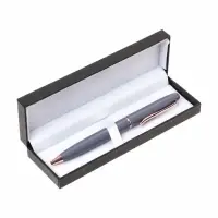 Ручка подарочная шариковая Calligrata &laquo;Оригинал&raquo;, в кожзам футляре, поворотная, корпус синий