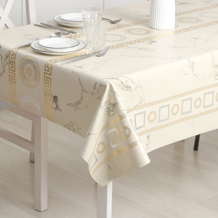 Клеёнка на стол на тканевой основе Dulcitudo, рулон 20 метров, ширина 137 см Клеёнка на стол на тканевой основе Dulcitudo, рулон 20 метров, ширина 137 см