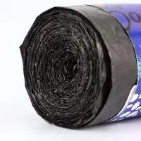 Мешки для мусора 120 л, ПНД, толщина 15 мкм, 10 шт. в рулоне, чёрные