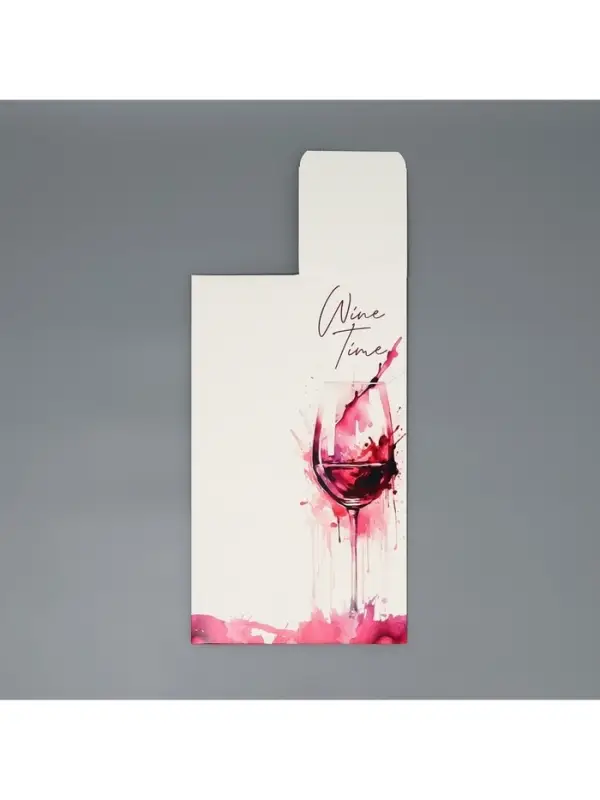 Коробка подарочная складная, упаковка, &laquo;Время пить вино&raquo;, 9&times;32&times;9 см