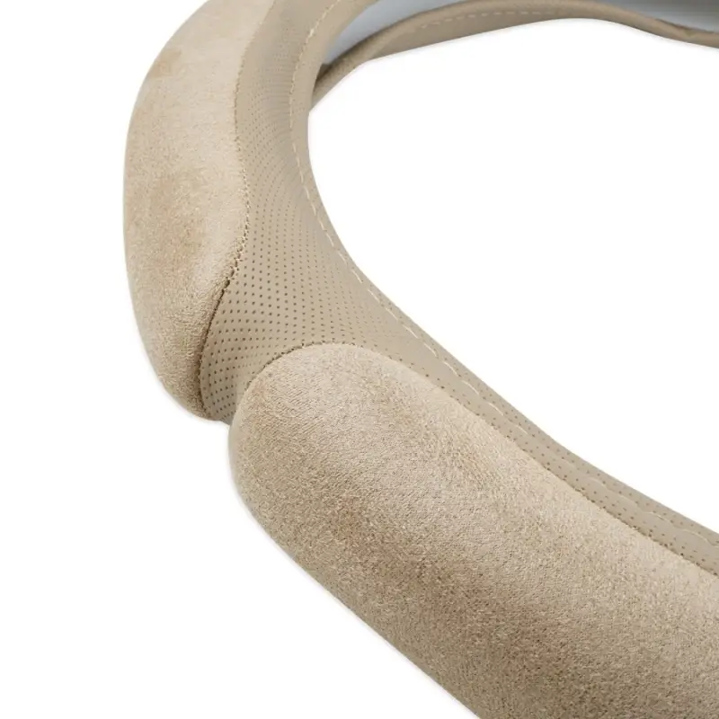 Спонжевая оплетка руля AVS SP-426M-BE ( размер M, бежевый) - Серия "Sponge"