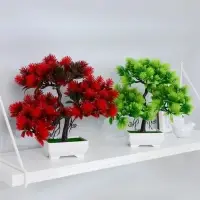 Бонсай искусственный в горшке &laquo;Мелкие пушистики&raquo;, 26&times;24 см, МИКС