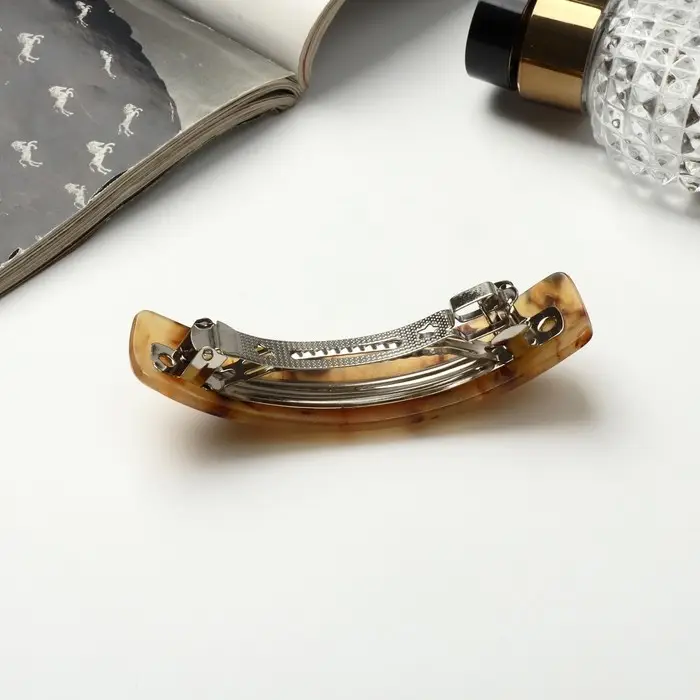 Заколка-автомат для волос Заколка-автомат для волос "Кошачий глаз" 9 см, микс