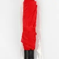 Зонт механический &laquo;Однотонный&raquo;, 3 сложения, 8 спиц, R=48/55 см, d=96 см, красный