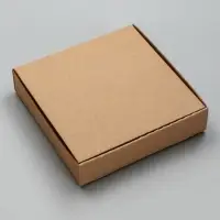 Упаковка для пирога, бурая, 23&times;23&times;5 см