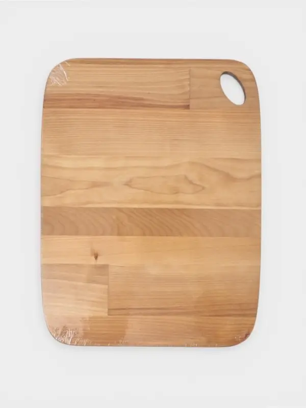 Доска разделочная, пропитана маслом, береза, 27,5х21х1,8/1,6 см