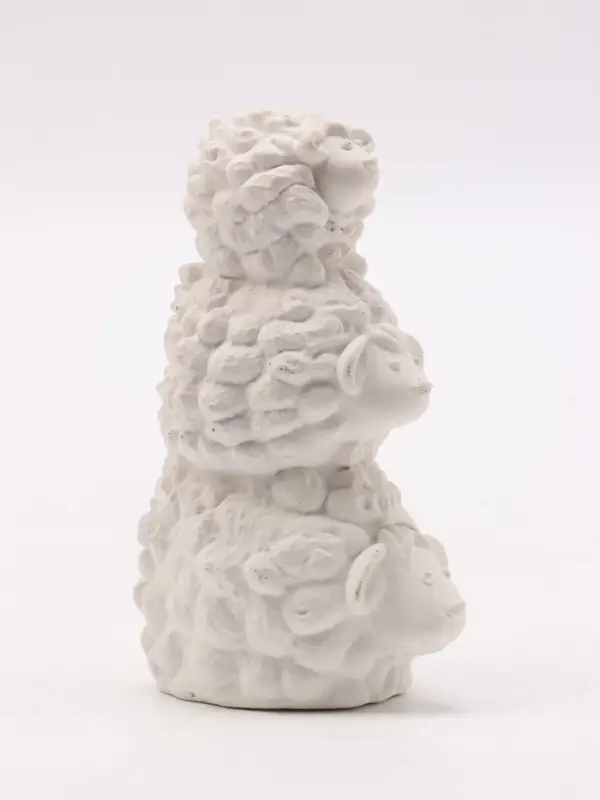 Фигурка декоративная &laquo;Семья&raquo;, неокрашенная, 10&times;6&times;4 см, белая