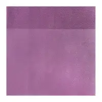 Блок с липким краем 76&times;76 мм, 50 листов, фиолетовый перламутр, прозрачный, пластик
