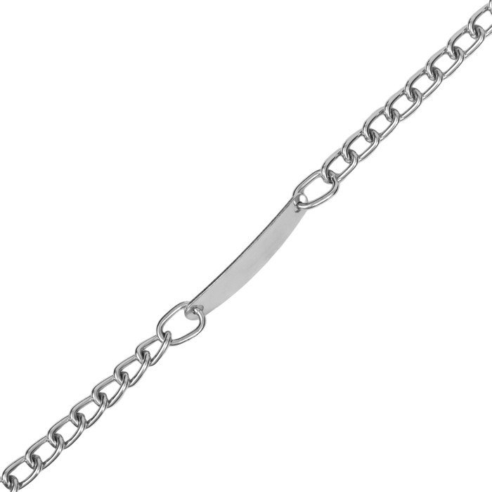 Ошейник - удавка с табличкой под гравировку, 50 см, толщина проволоки 2,5 мм Ошейник - удавка с табличкой под гравировку, 50 см, толщина проволоки 2,5 мм