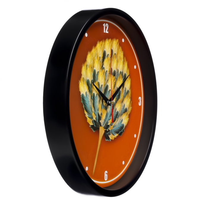 Часы настенные Часы настенные "Перья", d-30 см, плавный ход