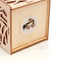Ёлочная игрушка &laquo;Олень&raquo; 14&times;10 см, подвеска, от батареек AG10&times;3, свечение тёплое белое