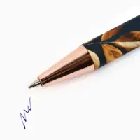 Ручка шариковая, синяя паста, 0.7 мм, пластик, автоматическая &laquo;Дорогому учителю&raquo;