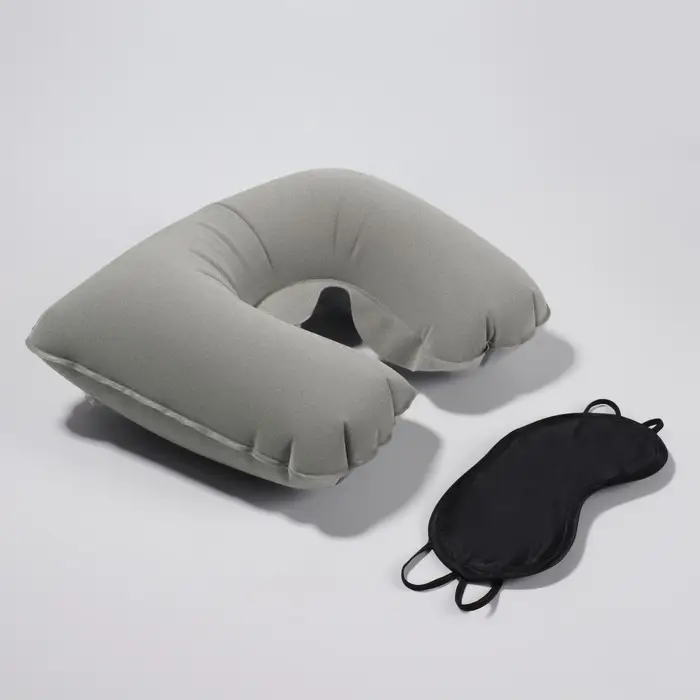Дорожный набор: подушка для шеи, маска для сна