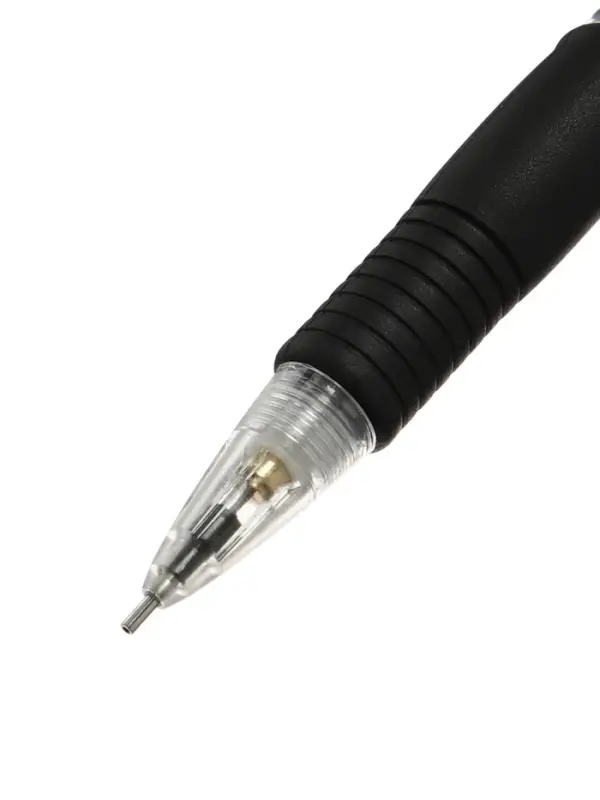 Карандаш механический, 0.5 мм, с резиновым держателем, чёрным