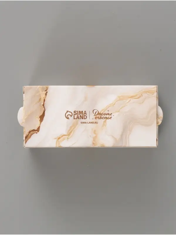 Коробка складная &laquo;Мрамор&raquo;, 12 &times; 5.5 &times; 5.5 см