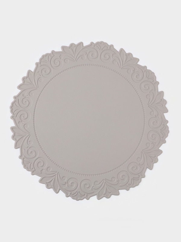 Набор салфеток сервировочных на стол Доляна, 2 шт, 38×38 см, серый Набор салфеток сервировочных на стол Доляна, 2 шт, 38×38 см, серый