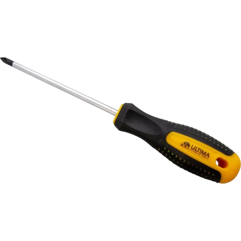 Отвертка Ultima Ph2х100 мм, CrV, 2-х компонент. рукоятка anti slip 124029