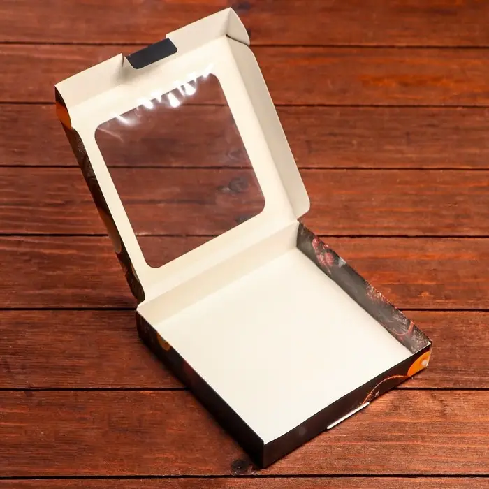 Коробка самосборная «Новогодние подарки», 16×16×3 см