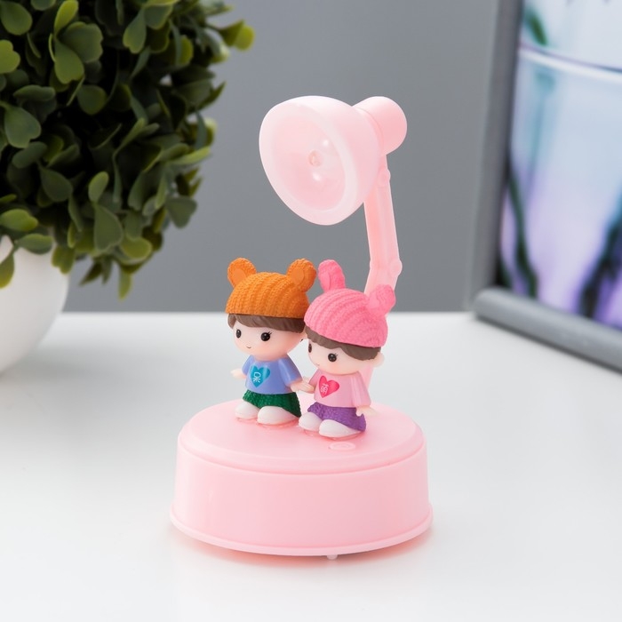 Ночник Ночник "Друзья" LED от батареек 3хААА 7,7х7,5х12,5 см RISALUX