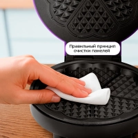 Вафельница электрическая КТ-5611 - 1000 ВТ