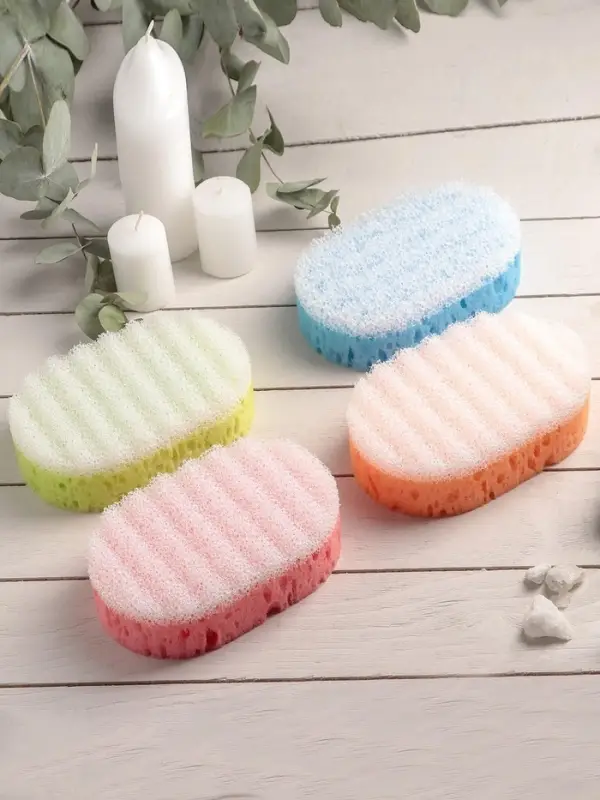 Губка для тела массажная &laquo;Удовольствие&raquo;, 10.5&times;6&times;16.5 см, МИКС