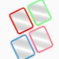 Зеркало настольное, прямоугольное, настенное, 11.5&times;15 см, (9.7&times;13 см), МИКС