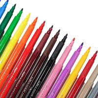 Фломастеры ZOO 1002 18цв/наб смываемые вентилир. ПВХ с подв 771002AH04TERU