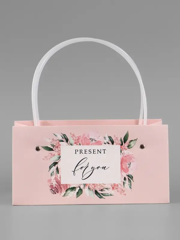 Пакет для цветов For you dear, 24&times;12&times;12 см