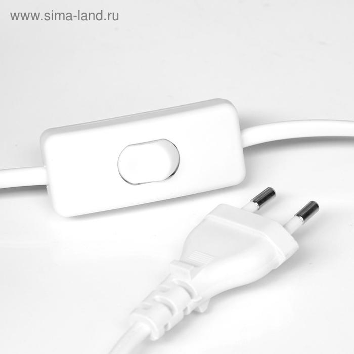 Лампа настольная "Цветы" 1xE27 40Вт белый 14,5х14,5х19,5 см RISALUX