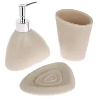 Мыльница тм VETTA Дюна, смола (полирезин), бежевый, 13,5x10,5x2,5см