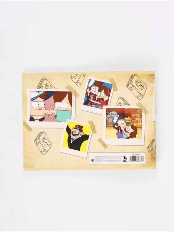 Альбом для рисования А4, 40 листов 90 г/м&sup2;, на скрепке, &laquo;Гравити Фолз&raquo;