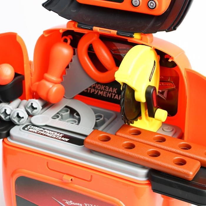 Набор строителя с инструментами игровой Super car, рюкзак с инструментами, Тачки Набор строителя с инструментами игровой Super car, рюкзак с инструментами, Тачки